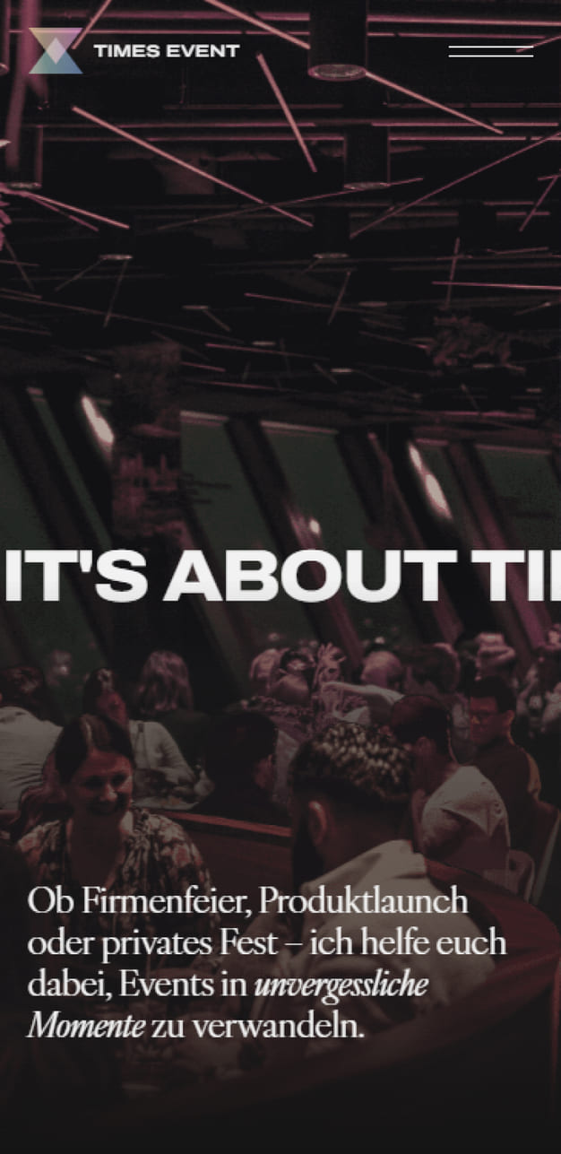 Times Event | Project Screenshot